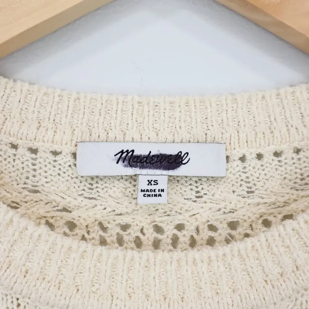 Madewell Cream Crochet Blouse - Picture 4 of 9